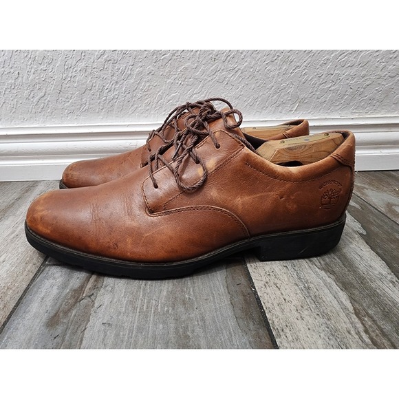 Timberland Other - Timberland GSR Metro Brown Leather Oxford Waterproof Vibram Shoes 9M 78531